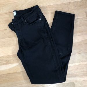 Paige Denim “Verdugo” Black Ultra Skinny Jeans